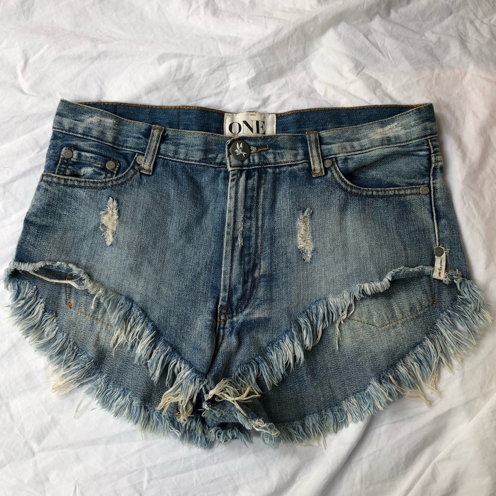 One teaspoon denim shorts
